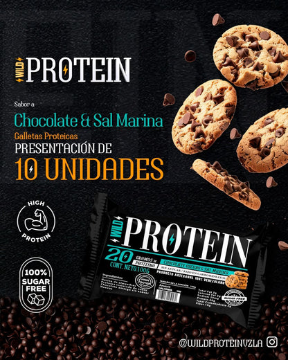 Galletas Proteicas Wild Protein (20g de proteína, Sin Azúcar)